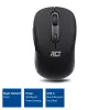 ACT AC5125 draadloze muis, tweehandig, 1600 DPI, zwart