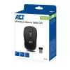 ACT AC5125 draadloze muis, tweehandig, 1600 DPI, zwart