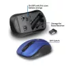 ACT AC5140 tweehandige draadloze muis, 1600 DPI, RF Wireless, blauw/zwart
