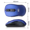 ACT AC5140 tweehandige draadloze muis, 1600 DPI, RF Wireless, blauw/zwart