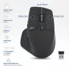 ACT draadloze Multi-Connect muis Bluetooth of USB-A-ontvanger, 2400 DPI met Silent Click, milieuvriendelijk