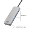 USB-hub ACT AC6121 Type-A 5000 Mbit/s aluminium