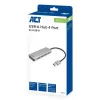 USB-hub ACT AC6121 Type-A 5000 Mbit/s aluminium