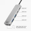 USB-hub ACT AC6125 3.2 Gen 1 Type-A 5000 Mbit/s grijs