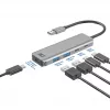USB-hub ACT AC6125 3.2 Gen 1 Type-A 5000 Mbit/s grijs