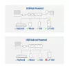 USB-hub ACT AC6125 3.2 Gen 1 Type-A 5000 Mbit/s grijs