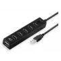 USB-hub ACT AC6215 480 Mbit/s zwart