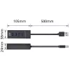 ACT AC6300 USB 3.2 Gen 1-hub Type-A 5000 Mbit/s zwart