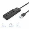 ACT AC6320 interface-hub USB 3.2 Gen 1 (3.1 Gen 1) Type-A 5000 Mbit/s zwart