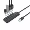 ACT AC6320 interface-hub USB 3.2 Gen 1 (3.1 Gen 1) Type-A 5000 Mbit/s zwart