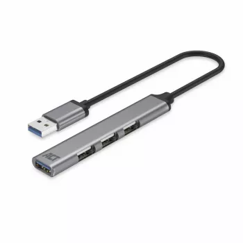 ACT AC6325 USB 3.2 Gen 1 Type-A-hub 5000 Mbit/s grijs