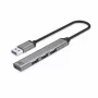ACT AC6325 USB 3.2 Gen 1 Type-A-hub 5000 Mbit/s grijs