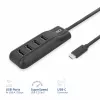 ACT AC6420 interface-hub USB 3.2 Gen 1 (3.1 Gen 1) Type-C 5000 Mbit/s zwart