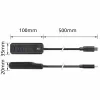 ACT AC6420 interface-hub USB 3.2 Gen 1 (3.1 Gen 1) Type-C 5000 Mbit/s zwart