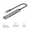 USB-hub ACT AC6425 Type-C 5000 Mbit/s aluminium grijs