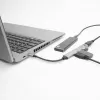 USB-hub ACT AC6425 Type-C 5000 Mbit/s aluminium grijs