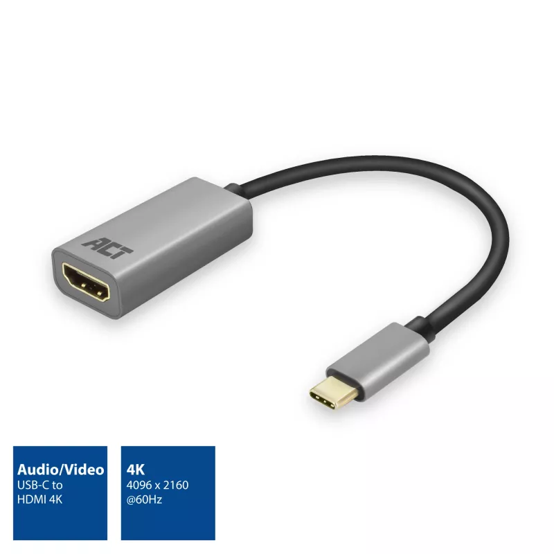 USB-C-naar-HDMI-adapter ACT ACT USB-C-naar-HDMI-adapter