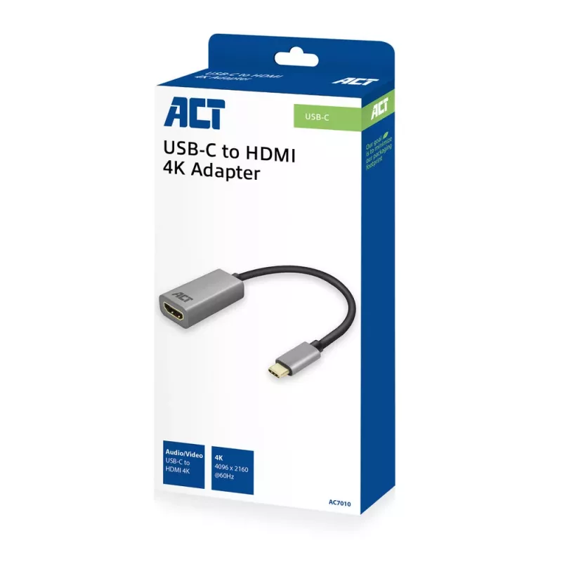 USB-C-naar-HDMI-adapter ACT ACT USB-C-naar-HDMI-adapter