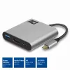ACT USB-C multiport-adapter voor 1 HDMI-monitor, 1x USB-A, PD-doorgifte