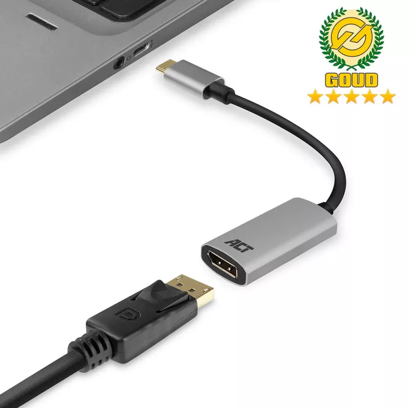 USB-C naar DisplayPort-adapter ACT AC7030