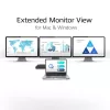 ACT USB-C dockingstation 4K, voor 2 of 3 HDMI/DisplayPort-monitoren, DisplayLink