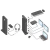 ACT universeel USB-C of USB-A dockingstation, voor 2 HDMI-monitoren, DisplayLink