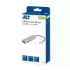 ACT AC7072 USB 3.2 Gen 1 Type-C-hub 5000 Mbit/s zwart grijs