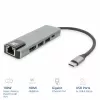 ACT USB-C 4K dockingstation voor 1 HDMI-monitor, Ethernet, USB-A, PD-doorgifte
