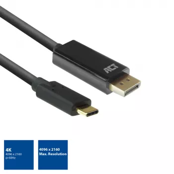 USB-C-naar-DisplayPort-kabel ACT AC7325 2 meter