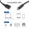 ACT USB 3.0-kabel OTG USB-C-stekker naar USB-A-bus 0,2 m 5 Gbit/s