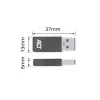 USB-A naar USB-C-adapter ACT AC7375 grijs