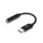 Audiokabel ACT AC7380 0,11 m 3,5 mm bus USB Type-C stekker zwart