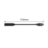 Audiokabel ACT AC7380 0,11 m 3,5 mm bus USB Type-C stekker zwart