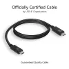 ACT USB 3.0-kabel USB-C USB-IF gecertificeerd 1 meter 5 Gbit/s