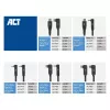 ACT USB 3.0-haakse kabel USB-C 1 meter 5 Gbit/s zwart