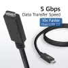 ACT USB 3.0-verlengkabel USB-C 2 meter 5 Gbit/s zwart