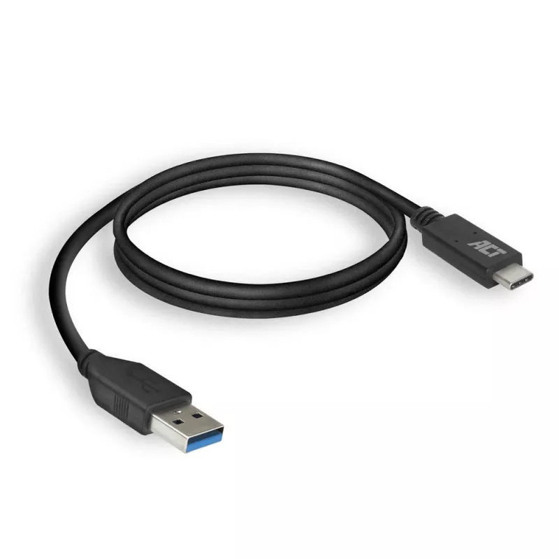 ACT USB 3.0-kabel USB-A naar USB-C 1 meter 5 Gbit/s zwart