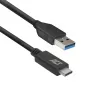 ACT USB 3.0-kabel USB-A naar USB-C 2 meter 5 Gbit/s zwart