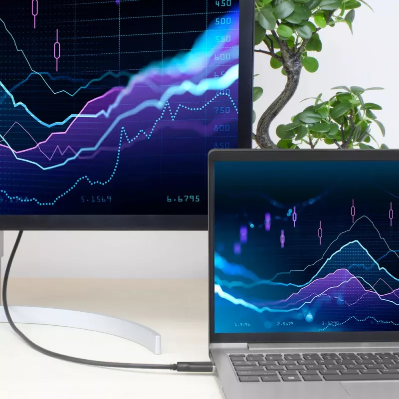 ACT USB 3.0-kabel USB-A naar USB-C 2 meter 5 Gbit/s zwart