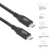 ACT USB4 20Gbps 240W USB Type-C-kabel 0,5m zwart