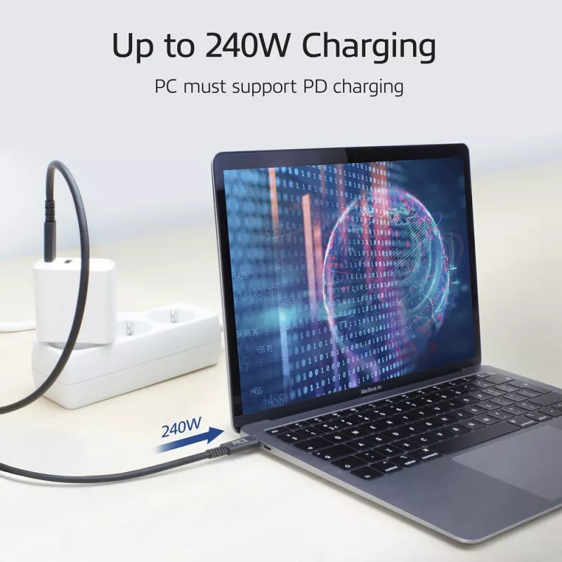 ACT USB4® 20Gbps-kabel, USB-C, USB-IF-gecertificeerd, 1 meter