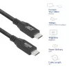 USB Type-C-kabel ACT AC7442 2m 10Gbps 60W zwart