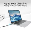 USB Type-C-kabel ACT AC7442 2m 10Gbps 60W zwart