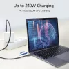 ACT USB4® 40Gbps 240W USB Type-C®-kabel, USB-IF gecertificeerd, 0,8 meter
