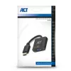 ACT 0,15 meter, HDMI-A-stekker naar VGA-bus adapter, met audio