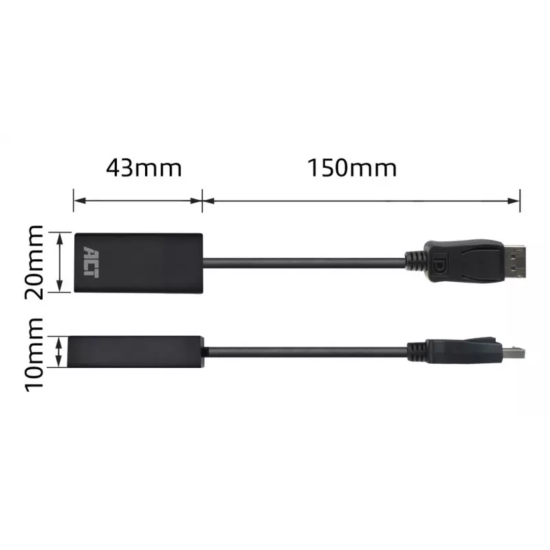 DisplayPort-naar-HDMI-adapter ACT AC7555