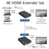 AV-zender & -ontvanger ACT 4K HDMI 2.0 Extender-set via CAT6 UTP met IR-ondersteuning, 60 meter