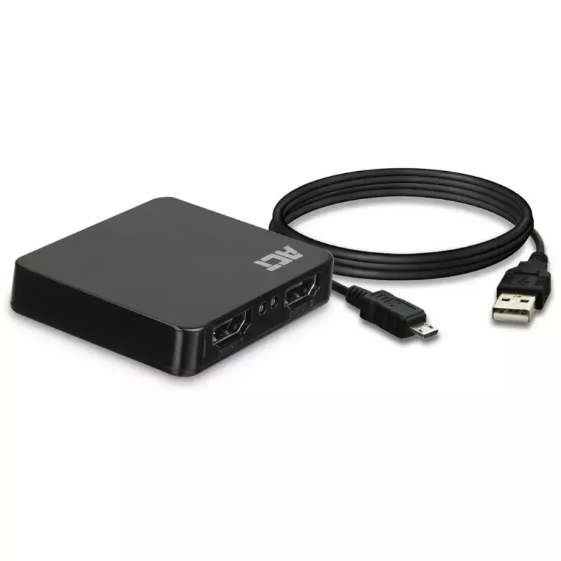 ACT 4K HDMI 1.4-splitter 2 poorten 3840 x 2160 pixels zwart