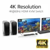 ACT 2-poorts dual HDMI 4K@60Hz KVM-switch, USB 3.2 Gen1 (USB 3.0)