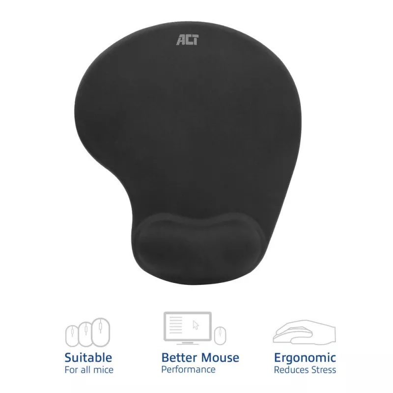 Muispad ACT Ergonomic AC8010 met polssteun